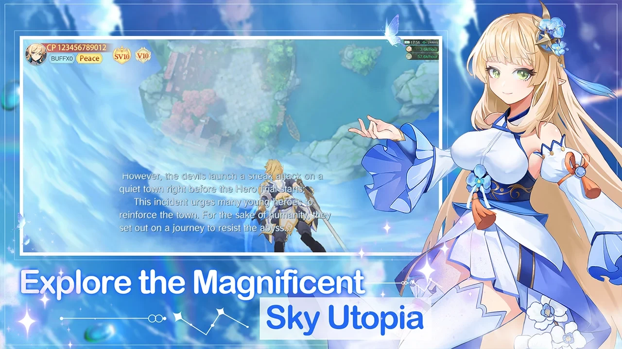 Аниме-игра Sky Utopia появилась в Google Play | AppTime