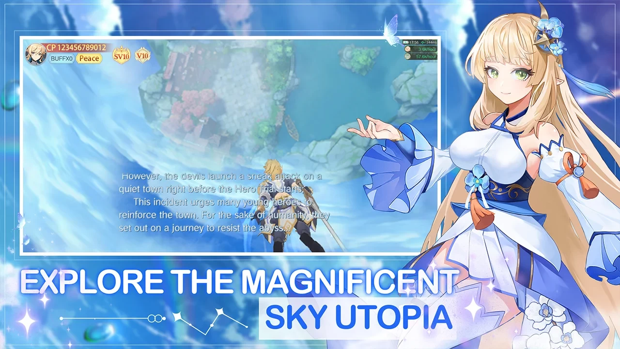 Аниме RPG Sky Utopia запустили на смартфоны | AppTime